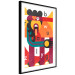Wall Poster Art of Design - abstract figure and randomly placed letters 123588 additionalThumb 13