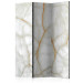Room Separator White Marble (3-piece) - modern background with marble texture 124188