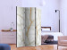 Room Separator White Marble (3-piece) - modern background with marble texture 124188 additionalThumb 2