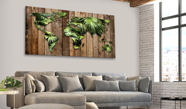 Large canvas print Jungle of the World II [Large Format] 125688 additionalImage 5