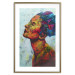 Wall Poster Paper Thoughts - portrait of a colorful woman in a paper composition 126488 additionalThumb 14