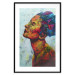 Wall Poster Paper Thoughts - portrait of a colorful woman in a paper composition 126488 additionalThumb 15
