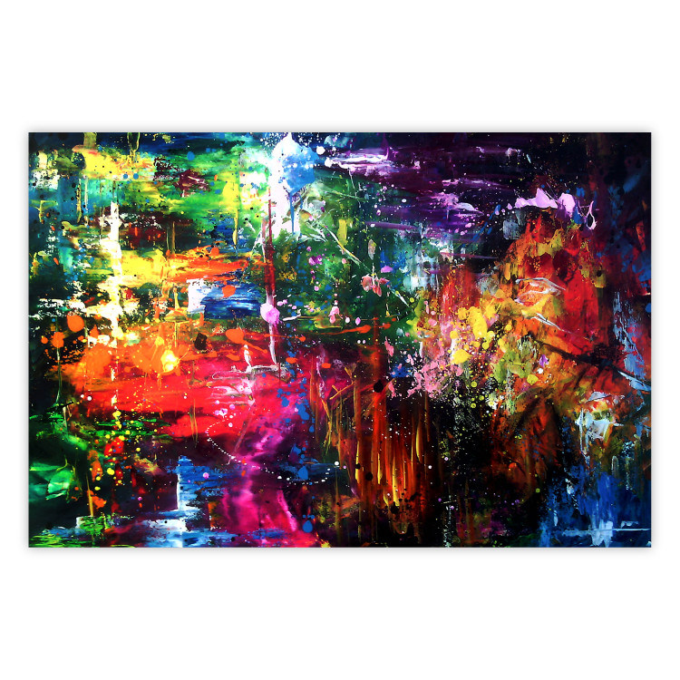 Poster New Year's Frenzy - abstract composition of colorful patterns 127288