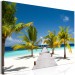 Canvas Art Print Paradise Maldives (1-part) wide - tropical island landscape 128988 additionalThumb 2