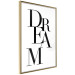 Wall Poster Black Dream - black English text on white background 129588 additionalThumb 14