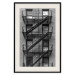 Poster Emergency Exit - black and white architecture of buildings in New York 129788 additionalThumb 19