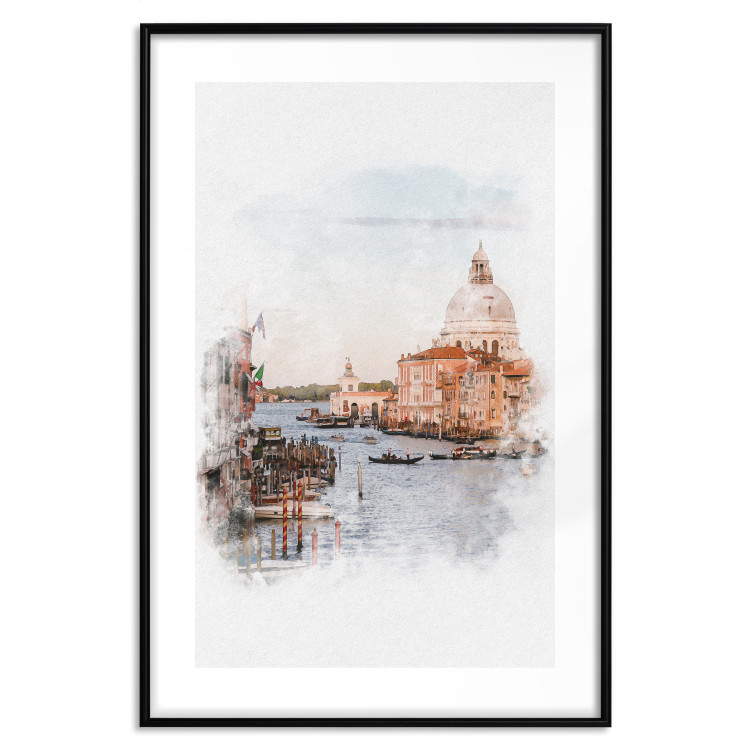 Wall Poster Watercolor Venice - city architecture amidst water in watercolor style 131788 additionalImage 17