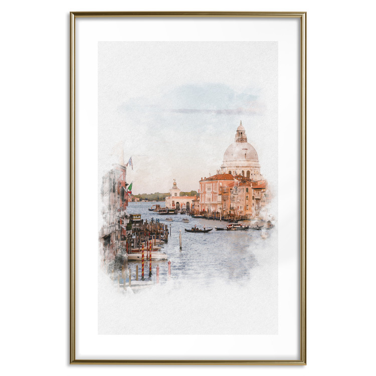Wall Poster Watercolor Venice - city architecture amidst water in watercolor style 131788 additionalImage 14