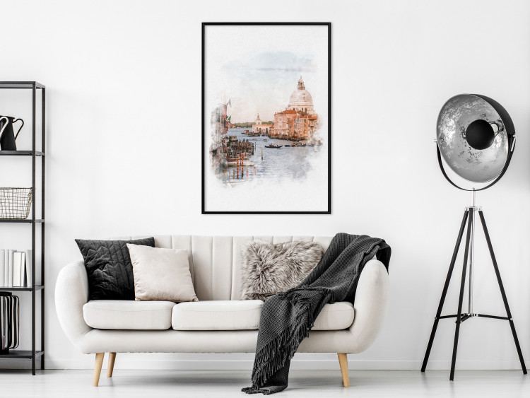 Wall Poster Watercolor Venice - city architecture amidst water in watercolor style 131788 additionalImage 4
