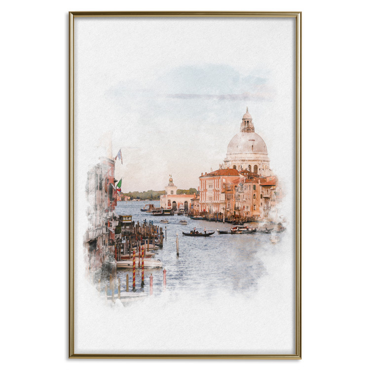 Wall Poster Watercolor Venice - city architecture amidst water in watercolor style 131788 additionalImage 21