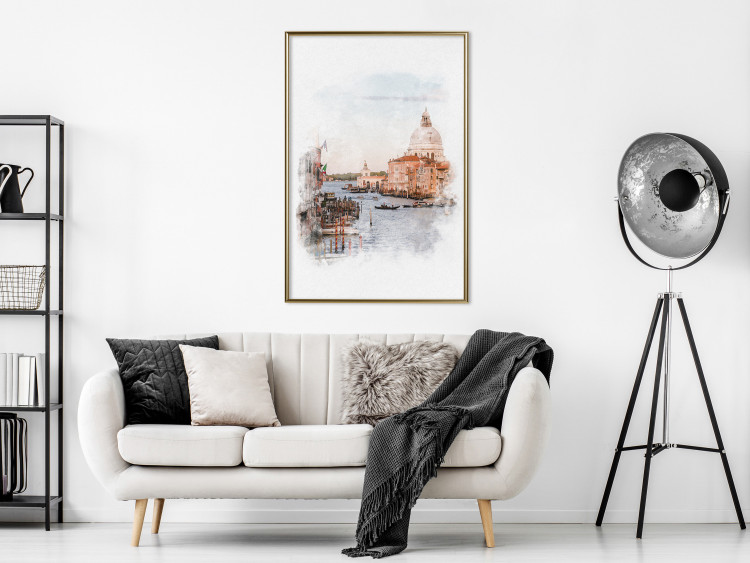 Wall Poster Watercolor Venice - city architecture amidst water in watercolor style 131788 additionalImage 5