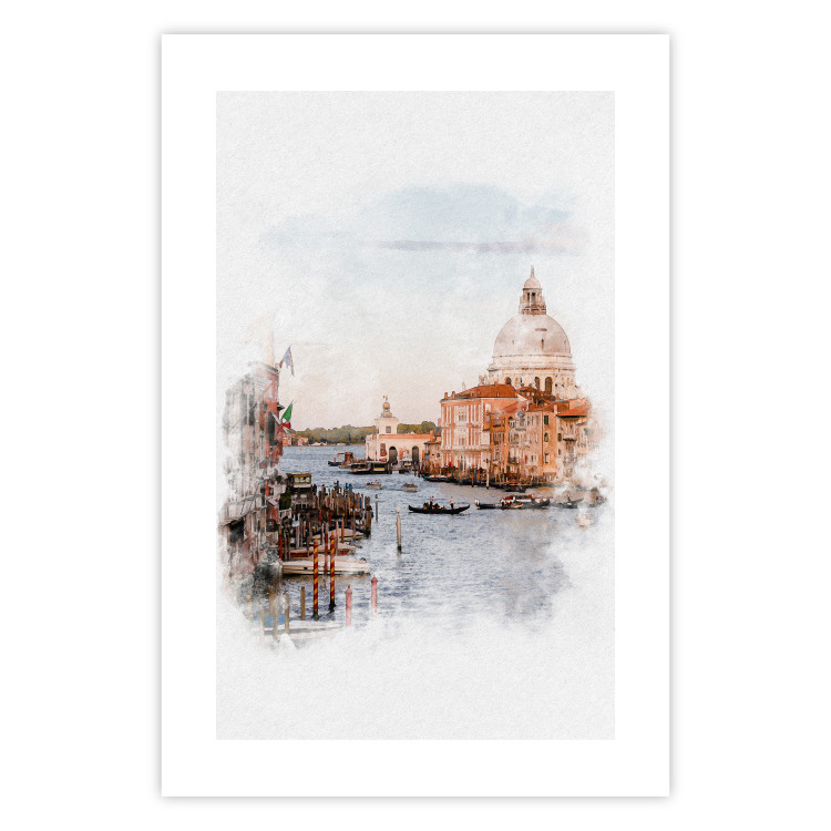 Wall Poster Watercolor Venice - city architecture amidst water in watercolor style 131788 additionalImage 25