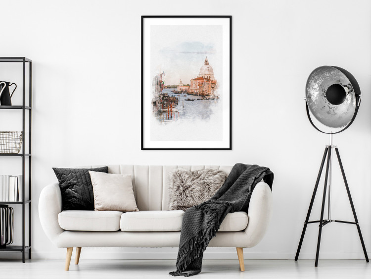 Wall Poster Watercolor Venice - city architecture amidst water in watercolor style 131788 additionalImage 23