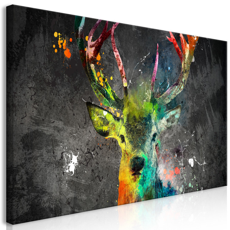 Large canvas print Rainbow Deer II [Large Format] 132388 additionalImage 2