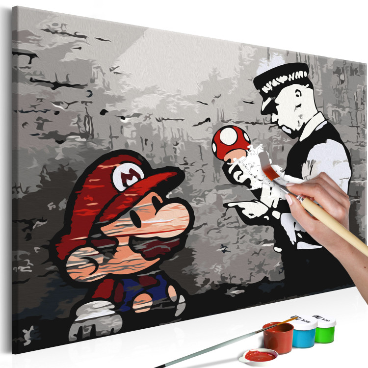 Paint by Number Kit Mario (Banksy) 132488 additionalImage 6
