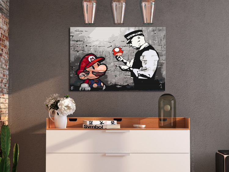 Paint by Number Kit Mario (Banksy) 132488 additionalImage 2