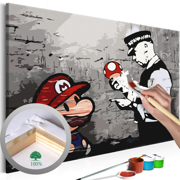 Paint by Number Kit Mario (Banksy) 132488