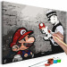 Paint by Number Kit Mario (Banksy) 132488 additionalThumb 7