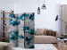 Room Divider Screen Sea Puzzle (3-piece) - geometric shapes on concrete 132588 additionalThumb 4