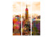 Room Separator Colors of New York City III (3-piece) - colorful architecture 132688 additionalThumb 3