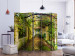 Room Divider Pergola II (5-piece) - path among green plants and architecture 133088 additionalThumb 2