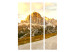 Room Divider Beautiful Dolomites - landscape of valleys with large rocky mountains 134088 additionalThumb 3