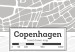 Decorative Pinboard Capital of Denmark [Cork Map] 135188 additionalThumb 5