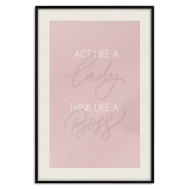 Wall Poster Morning Message - English texts on a pastel background 135588 additionalImage 8