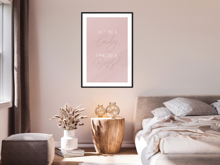 Wall Poster Morning Message - English texts on a pastel background 135588 additionalImage 15