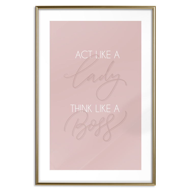Wall Poster Morning Message - English texts on a pastel background 135588 additionalImage 9