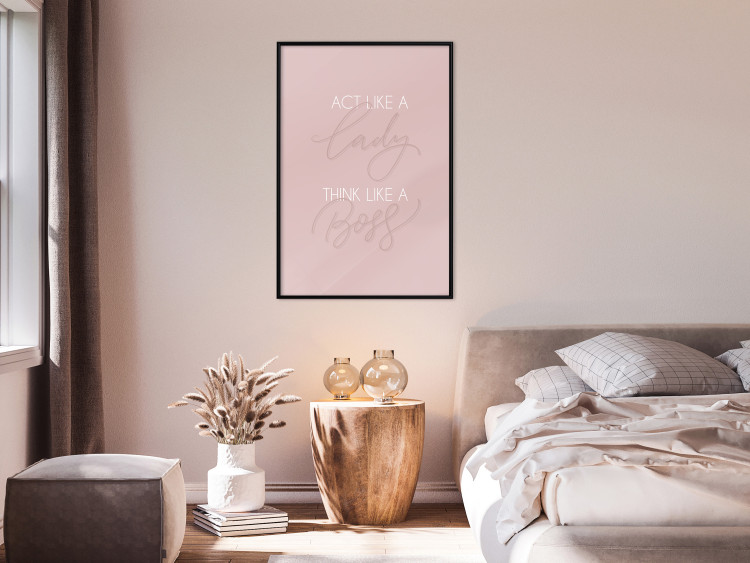 Wall Poster Morning Message - English texts on a pastel background 135588 additionalImage 16