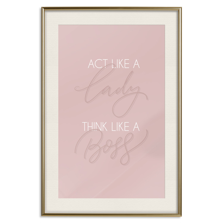 Wall Poster Morning Message - English texts on a pastel background 135588 additionalImage 7