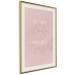 Wall Poster Morning Message - English texts on a pastel background 135588 additionalThumb 25