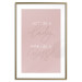 Wall Poster Morning Message - English texts on a pastel background 135588 additionalThumb 9