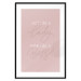 Wall Poster Morning Message - English texts on a pastel background 135588 additionalThumb 8
