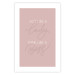Wall Poster Morning Message - English texts on a pastel background 135588 additionalThumb 12