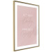 Wall Poster Morning Message - English texts on a pastel background 135588 additionalThumb 20