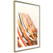 Wall Poster Sunny Bathing - summer composition with colorful beach loungers 135888 additionalThumb 2