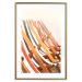 Wall Poster Sunny Bathing - summer composition with colorful beach loungers 135888 additionalThumb 13