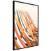 Wall Poster Sunny Bathing - summer composition with colorful beach loungers 135888 additionalThumb 3