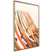 Wall Poster Sunny Bathing - summer composition with colorful beach loungers 135888 additionalThumb 10