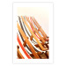 Wall Poster Sunny Bathing - summer composition with colorful beach loungers 135888 additionalThumb 27