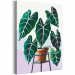 Paint by Number Kit Noble Alocasia 137288 additionalThumb 5