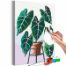 Paint by Number Kit Noble Alocasia 137288 additionalThumb 4