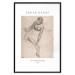 Wall Poster Edgar Degas: The Dancer Adjusting Her Slipper - woman and black text 137488 additionalThumb 19