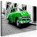 Large canvas print Cuban Classic Car (Green) II [Large Format] 137588 additionalThumb 2