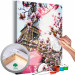 Paint by Number Kit Eiffel Tower and Magnolia Tree 138488