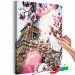 Paint by Number Kit Eiffel Tower and Magnolia Tree 138488 additionalThumb 6