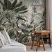 Wall Mural Animals in the jungle - exotic birds among a floral landscape 138588 additionalThumb 4