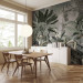 Wall Mural Animals in the jungle - exotic birds among a floral landscape 138588 additionalThumb 7